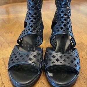 SFA Rosegold Black booties 38